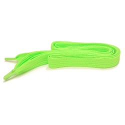 FeetPeople High Quality Fat Laces For Boots And Shoes, Neon Green