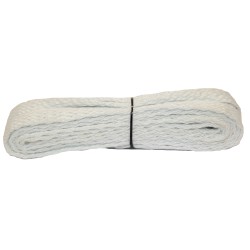 FootGalaxy High Quality Flat Laces For Boots And Shoes, White