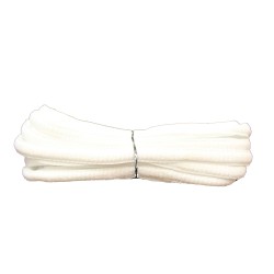 FootGalaxy Oval Laces For Boots And Shoes, White