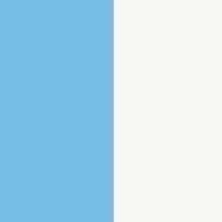 FootGalaxy Oval Laces For Boots And Shoes, Carolina Blue and White Stripe