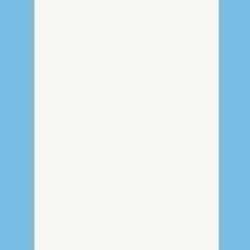 FeetPeople Oval Key Chain, White with Carolina Blue Pipe