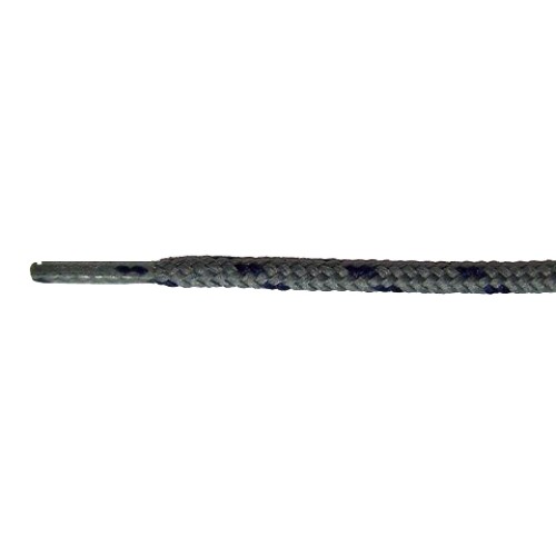 FootGalaxy High Quality Hiker Laces For Boots And Shoes, Grey with Navy Chip