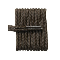 FootGalaxy High Quality Round Laces For Boots And Shoes, Brown