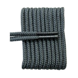 FootGalaxy High Quality Round Laces For Boots And Shoes, Grey
