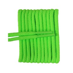 FootGalaxy High Quality Round Laces For Boots And Shoes, Neon Green