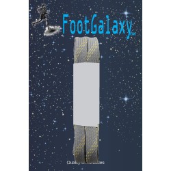 FootGalaxy Strong Flat Laces, Gray Reinforced w/ Natural Kevlar FootGalaxy Strong Flat Laces, Gray Reinforced w/ Natural Kevlar