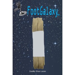 FootGalaxy Strong Flat Laces, Tan Reinforced w/ Natural Kevlar FootGalaxy Strong Flat Laces, Tan Reinforced w/ Natural Kevlar