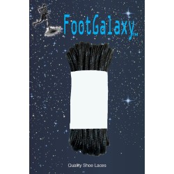 FootGalaxy Strong Round Laces, Black Reinforced w/ Black Kevlar FootGalaxy Strong Round Laces, Black Reinforced w/ Black Kevlar