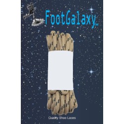 FootGalaxy Strong Round Laces, Tan Reinforced w/ Black Kevlar FootGalaxy Strong Round Laces, Tan Reinforced w/ Black Kevlar