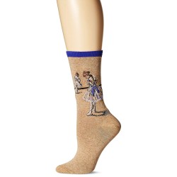 Hot Sox Women's Artist Series Crew Socks | Degas Study Dancer, Royal, Shoe Size: 4-10 Hot Sox Women's Artist Series Crew Socks | Degas Study Dancer, Royal, Shoe Size: 4-10