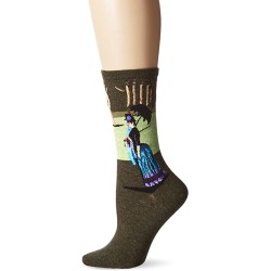 HotSox Womens A Sunday Afternoon Socks, Light Turquoise, 1 Pair, Womens Shoe 4-10 HotSox Womens A Sunday Afternoon Socks, Light Turquoise, 1 Pair, Womens Shoe 4-10