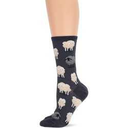 HotSox Womens Moose Mountain Socks, Hemp Heather, 1 Pair, Womens Shoe 4-10