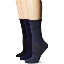 HotSox Womens Solid Trouser 3 Pack Socks, Navy Assorted, 3 Pair, Womens Shoe 4-10 HotSox Womens Solid Trouser 3 Pack Socks, Navy Assorted, 3 Pair, Womens Shoe 4-10
