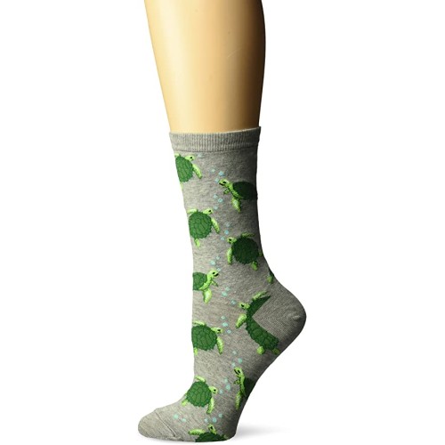 HotSox Womens Turtles Socks, Sweatshirt Grey Heather, 1 Pair, Womens Shoe 4-10 HotSox Womens Turtles Socks, Sweatshirt Grey Heather, 1 Pair, Womens Shoe 4-10