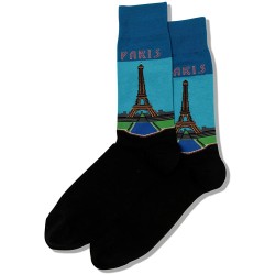 HotSox Mens Paris Socks, Teal, 1 Pair, Mens Shoe 6-12.5 HotSox Mens Paris Socks, Teal, 1 Pair, Mens Shoe 6-12.5