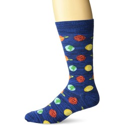 HotSox Mens Planets Socks, Navy, 1 Pair, Mens Shoe Size 6-12.5 HotSox Mens Planets Socks, Navy, 1 Pair, Mens Shoe Size 6-12.5