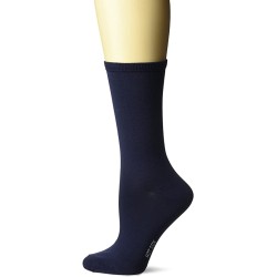 HotSox Womens Solid Trouser Socks, Dark Navy, 1 Pair, Womens Shoe 4-10