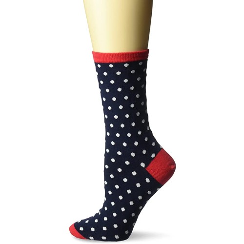 HotSox Womens Small Polka Dots Socks, Dark Navy, 1 Pair, Womens Shoe 4-10 HotSox Womens Small Polka Dots Socks, Dark Navy, 1 Pair, Womens Shoe 4-10