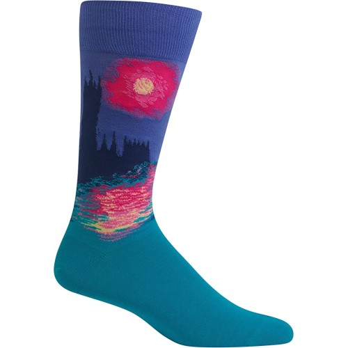 HotSox Mens Parliament at Sunset Socks, Assortment 1, 1 Pair, Mens Shoe 6-12.5