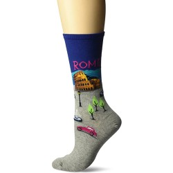 HotSox Womens Rome Socks, Dark Blue, 1 Pair, Womens Shoe 4-10 HotSox Womens Rome Socks, Dark Blue, 1 Pair, Womens Shoe 4-10