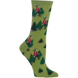 HotSox Womens Hiker Socks, Green, 1 Pair, Womens Shoe Size 4-10 HotSox Womens Hiker Socks, Green, 1 Pair, Womens Shoe Size 4-10