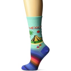 HotSox Womens Mexico Socks, Mint, 1 Pair, Womens Shoe 4-10 HotSox Womens Mexico Socks, Mint, 1 Pair, Womens Shoe 4-10