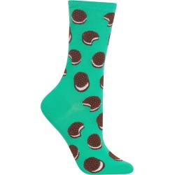 HotSox Womens Sandwich Cookie Socks, Mint, 1 Pair, Womens Shoe 4-10 HotSox Womens Sandwich Cookie Socks, Mint, 1 Pair, Womens Shoe 4-10