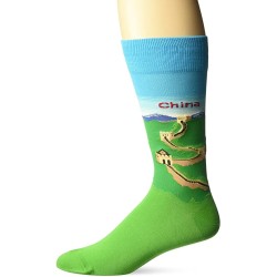 HotSox Mens China Socks, Light Blue, 1 Pair, Mens Shoe 6-12.5 HotSox Mens China Socks, Light Blue, 1 Pair, Mens Shoe 6-12.5