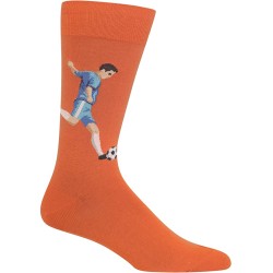 HotSox Mens Soccer Player Socks, Orange, 1 Pair, Mens Shoe 6-12.5 HotSox Mens Soccer Player Socks, Orange, 1 Pair, Mens Shoe 6-12.5