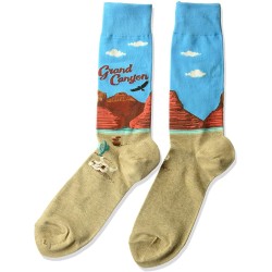 HotSox Mens Grand Canyon Socks, Light Blue, 1 Pair, Mens Shoe 6-12.5 HotSox Mens Grand Canyon Socks, Light Blue, 1 Pair, Mens Shoe 6-12.5