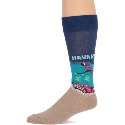 HotSox Mens Havana Socks, Dark Blue, 1 Pair, Mens Shoe 6-12.5 HotSox Mens Havana Socks, Dark Blue, 1 Pair, Mens Shoe 6-12.5