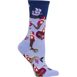 HotSox Womens Mermaids Socks, Periwinkle, 1 Pair, Womens Shoe 4-10 HotSox Womens Mermaids Socks, Periwinkle, 1 Pair, Womens Shoe 4-10