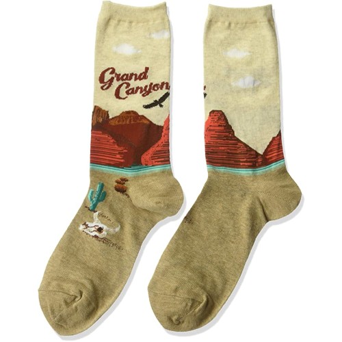 HotSox Womens Grand Canyon Socks, Natural Melange, 1 Pair, Womens Shoe 4-10 HotSox Womens Grand Canyon Socks, Natural Melange, 1 Pair, Womens Shoe 4-10