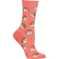 HotSox Womens Hedgehog Socks, Corale, 1 Pair, Womens Shoe Size 4-10 HotSox Womens Hedgehog Socks, Corale, 1 Pair, Womens Shoe Size 4-10