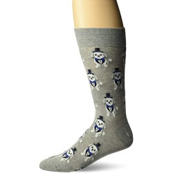 HotSox Mens Tuxedo Dog Socks, Grey Heather, 1 Pair, Mens Shoe 6-12.5 HotSox Mens Tuxedo Dog Socks, Grey Heather, 1 Pair, Mens Shoe 6-12.5