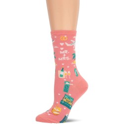 HotSox Womens Honeymoon Socks, Peach, 1 Pair, Womens Shoe 4-10 HotSox Womens Honeymoon Socks, Peach, 1 Pair, Womens Shoe 4-10