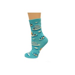 Hot Sox Kid's Igloos Crew Socks 1 Pair, Mint Green, 13-3 Shoe Hot Sox Kid's Igloos Crew Socks 1 Pair, Mint Green, 13-3 Shoe