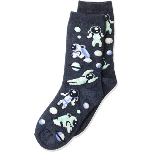 HotSox Kids Astronauts(M/L) Socks, Denim Heather, 1 Pair, Medium/Large HotSox Kids Astronauts(M/L) Socks, Denim Heather, 1 Pair, Medium/Large