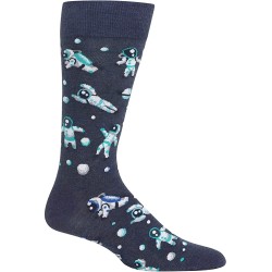 HotSox Mens Astronauts Socks, Denim Heather, 1 Pair, Mens Shoe 6-12.5 HotSox Mens Astronauts Socks, Denim Heather, 1 Pair, Mens Shoe 6-12.5