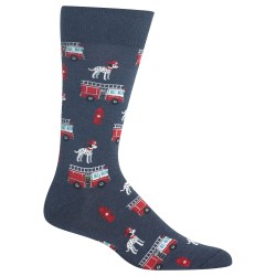 HotSox Mens Fireman Socks, Denim Heather, 1 Pair, Mens Shoe 6-12.5 HotSox Mens Fireman Socks, Denim Heather, 1 Pair, Mens Shoe 6-12.5