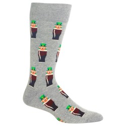 HotSox Mens Leprechauns Socks, Sweatshirt Grey Heather, 1 Pair, Mens Shoe 6-12.5 HotSox Mens Leprechauns Socks, Sweatshirt Grey Heather, 1 Pair, Mens Shoe 6-12.5