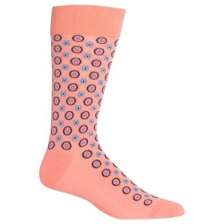 HotSox Mens Mixed Circle Socks, Blush, 1 Pair, Mens Shoe 6-12.5 HotSox Mens Mixed Circle Socks, Blush, 1 Pair, Mens Shoe 6-12.5