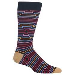 HotSox Mens Optical Stripe Socks, Black, 1 Pair, Mens Shoe 6-12.5 HotSox Mens Optical Stripe Socks, Black, 1 Pair, Mens Shoe 6-12.5