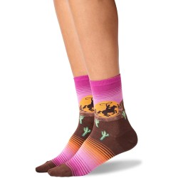 HotSox Womens Rodeo Socks, Raspberry, 1 Pair, Womens Shoe 4-10 HotSox Womens Rodeo Socks, Raspberry, 1 Pair, Womens Shoe 4-10