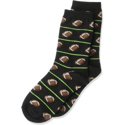 HotSox Kids Football   Socks, Black, 1 Pair, Large/X-Large