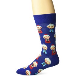 HotSox Mens Gumballs Socks, Dark Blue, 1 Pair, Mens Shoe Size 6-12.5 HotSox Mens Gumballs Socks, Dark Blue, 1 Pair, Mens Shoe Size 6-12.5