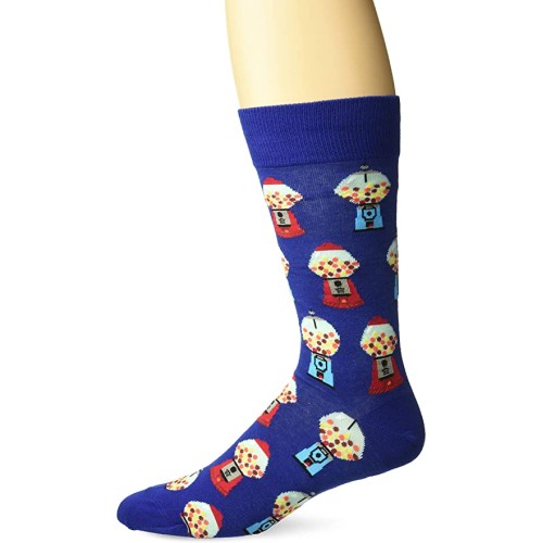 HotSox Mens Gumballs Socks, Dark Blue, 1 Pair, Mens Shoe Size 6-12.5 HotSox Mens Gumballs Socks, Dark Blue, 1 Pair, Mens Shoe Size 6-12.5