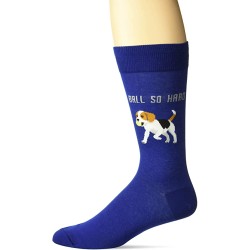HotSox Mens Ball So Hard Socks, Dark Blue, 1 Pair, Mens Shoe Size 6-12.5 HotSox Mens Ball So Hard Socks, Dark Blue, 1 Pair, Mens Shoe Size 6-12.5
