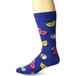 HotSox Mens Pool Floats Socks, Dark Blue, 1 Pair, Mens Shoe Size 6-12.5 HotSox Mens Pool Floats Socks, Dark Blue, 1 Pair, Mens Shoe Size 6-12.5