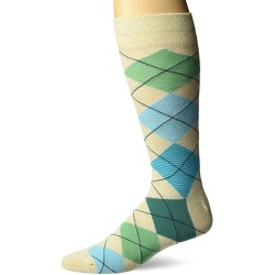 HotSox Mens Feed Stripe Argyle Socks, Natural Melange, 1 Pair, Mens Shoe Size 6-12.5 HotSox Mens Feed Stripe Argyle Socks, Natural Melange, 1 Pair, Mens Shoe Size 6-12.5